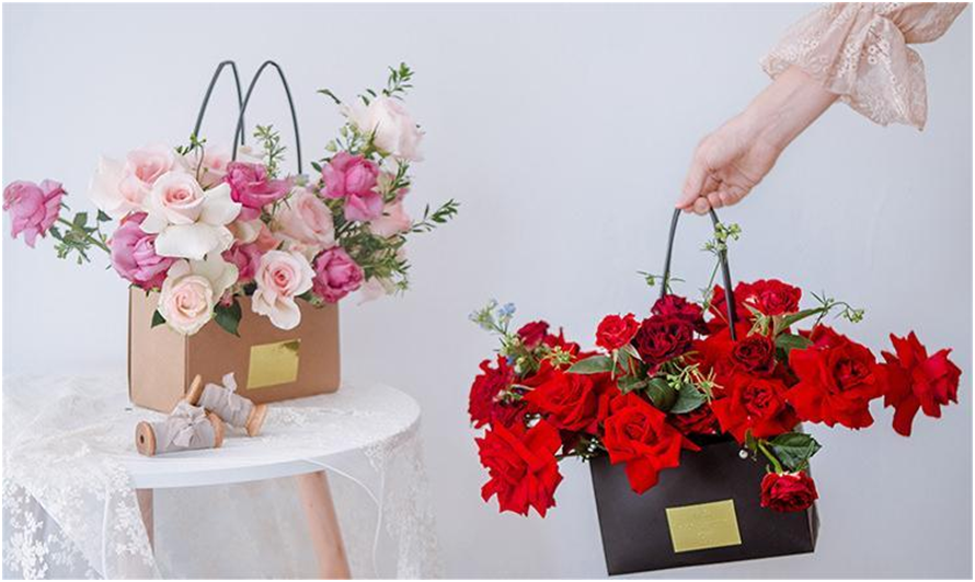 Paper Flower Bags: Exquisite Containers Carrying Flowers and Beauty